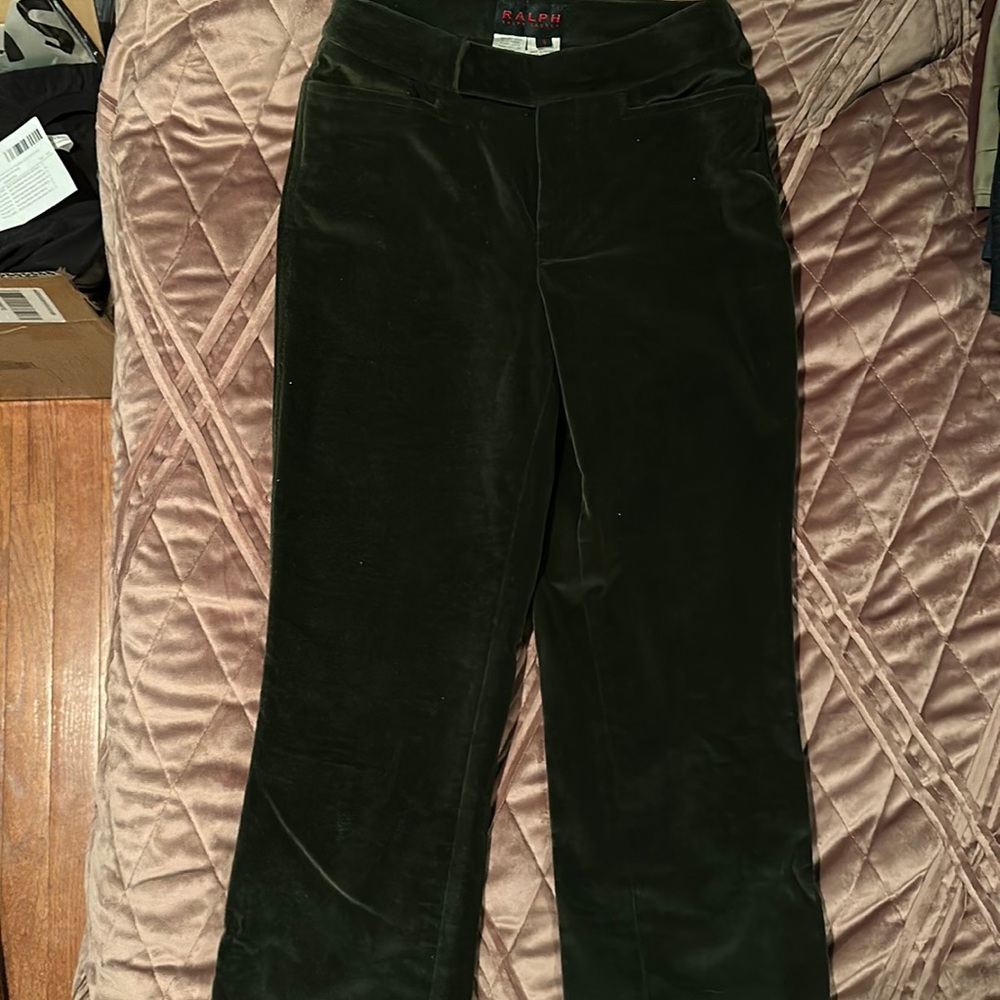 Ralph Lauren velvet pants. Size 0. New.
